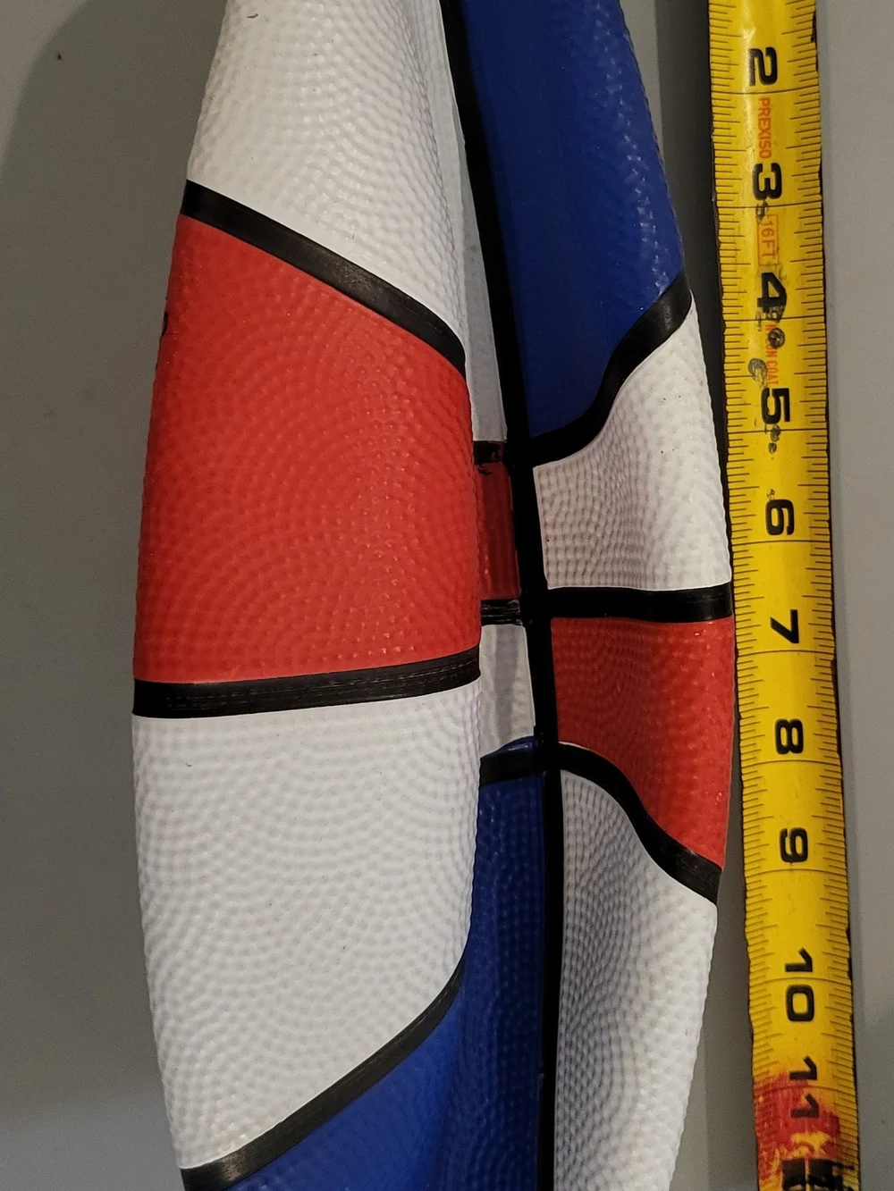 BIGGZ Size 7 Basketball Red White Blue NEW